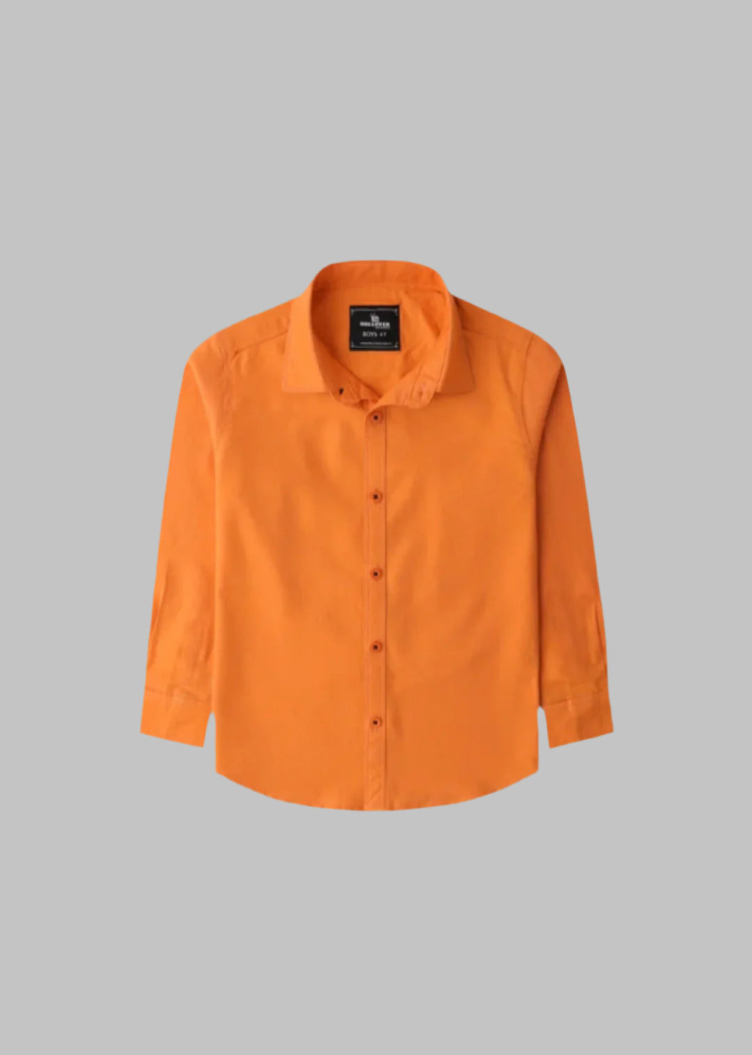 Rollover Orange casual Shirt