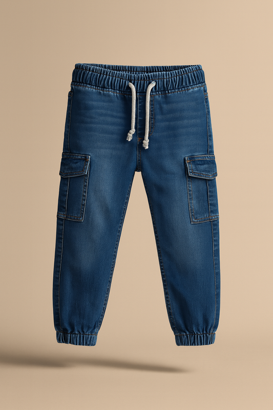 MARS KIDS DENIM CARGO PANT