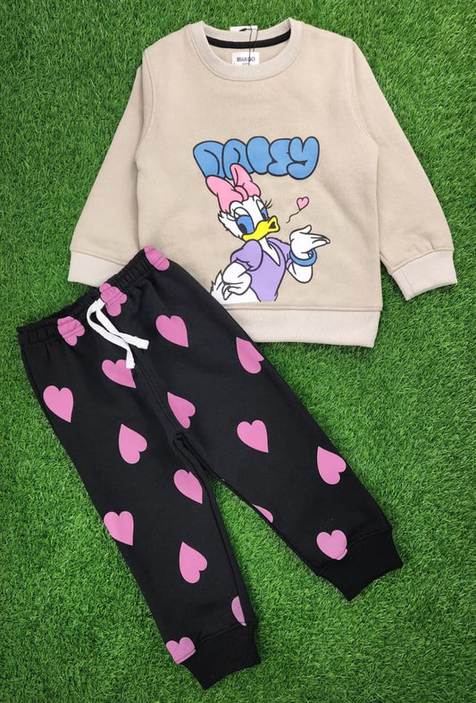 MANGO GIRLS FLEECE SWEATSUIT