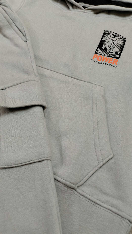 roolover gray Hoodie Track Suit