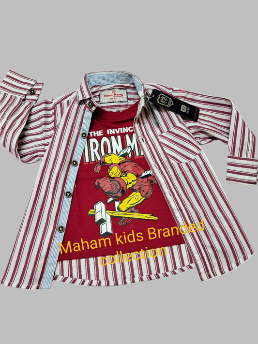 Monni Marris Iron man casual Tee-Shirt