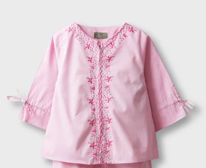 rollover Blush Pink Top