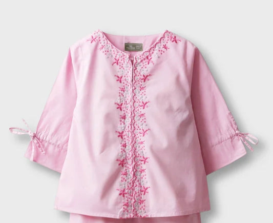 rollover Blush Pink Top