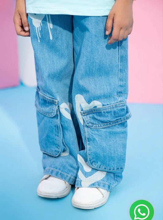 URBAN JONUIR GIRLS FLARE FIT denim